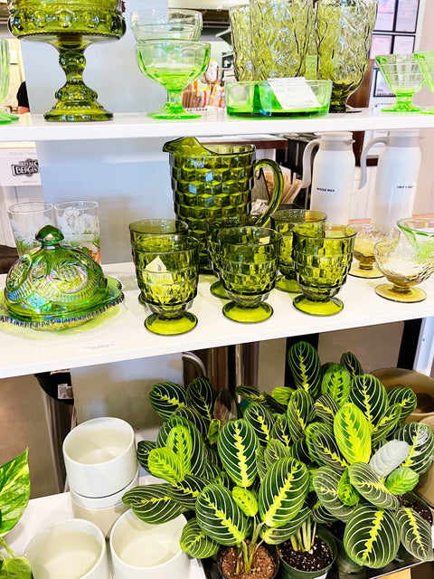 Vintage Glassware and Furniture